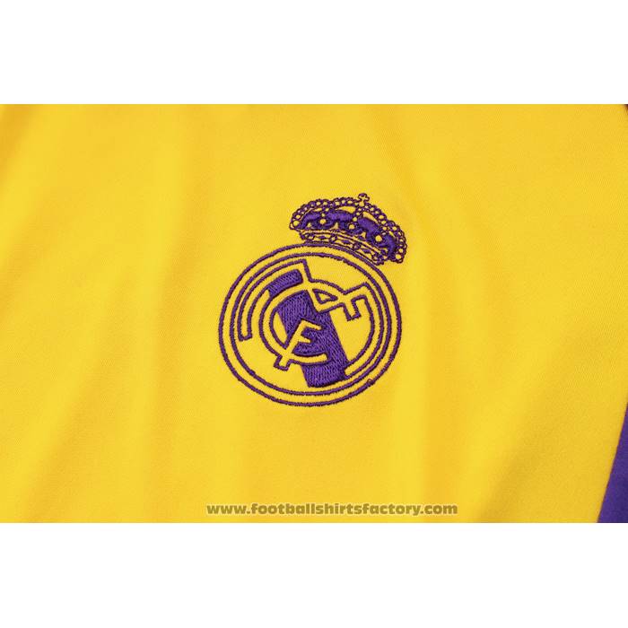Tracksuit Real Madrid Short Sleeve 2024-2025 Yellow - Shorts